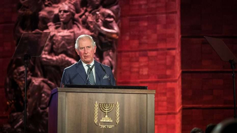 Charles III. in Yad Vashem im Jahr 2020. Großbritanniens neuer Monarch ist wie sein Vater und seine Großmutter ein Freund Israels und des jüdischen Volkes. Foto: Yonatan Sindel/Flash90