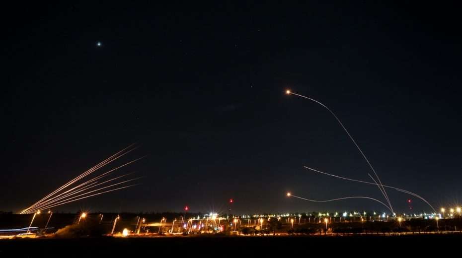 Israels Iron Dome hat erneut eine hohe Erfolgsquote bei der Abwehr der bedrohlichsten vom Islamischen Dschihad aus dem Gazastreifen abgefeuerten Raketen erzielt. Foto von Yonatan Sindel/Flash90