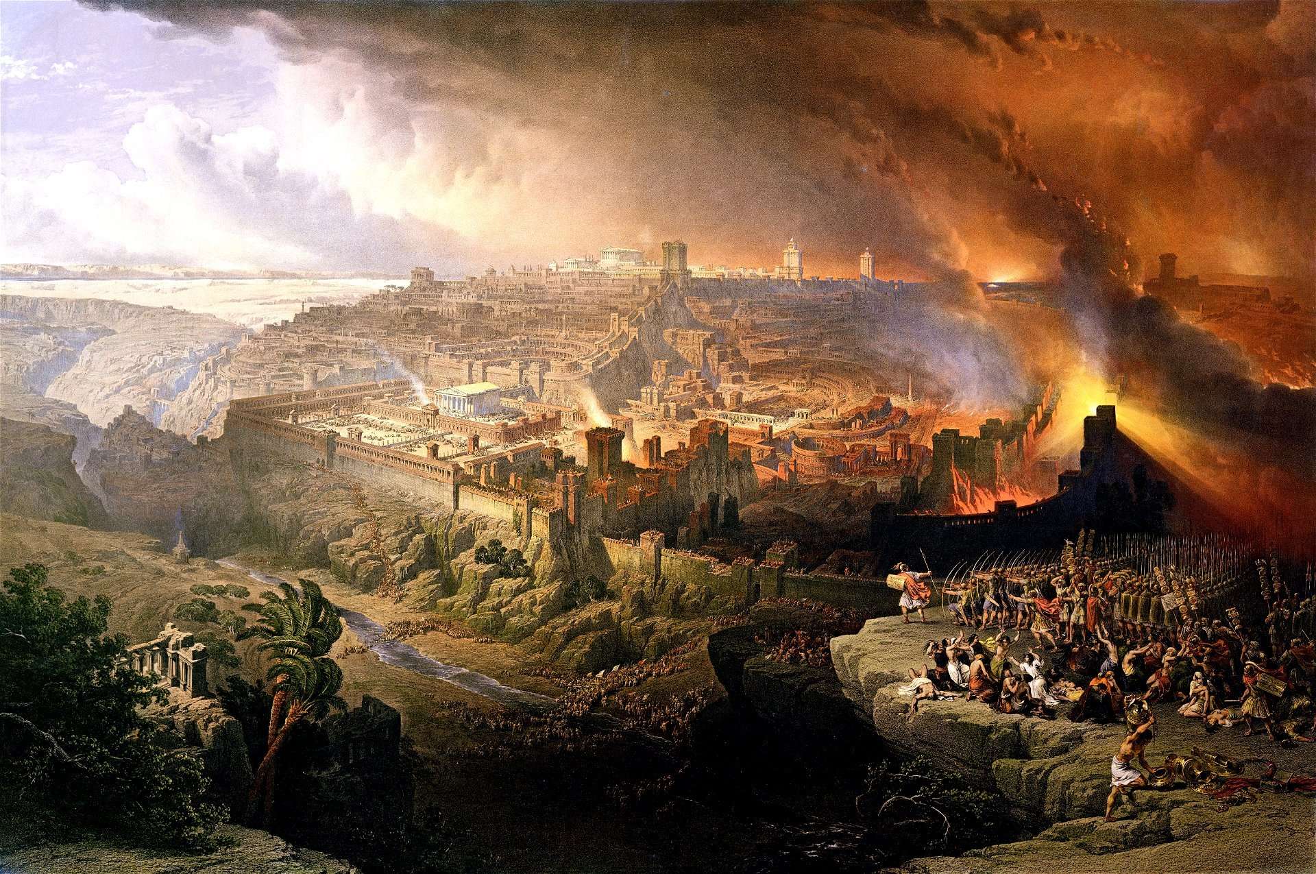 Stehen wir vor einer weiteren Zerstörung Jerusalems? Bild von Public Domain