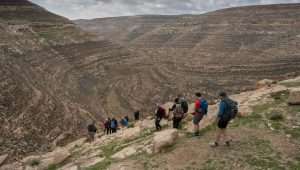 Wanderer müssen Ein Gedi verlassen. Foto von Yaniv Nadav/Flash90