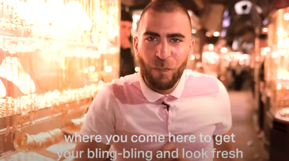 Bling Bling im Gazastreifen. Screenshot