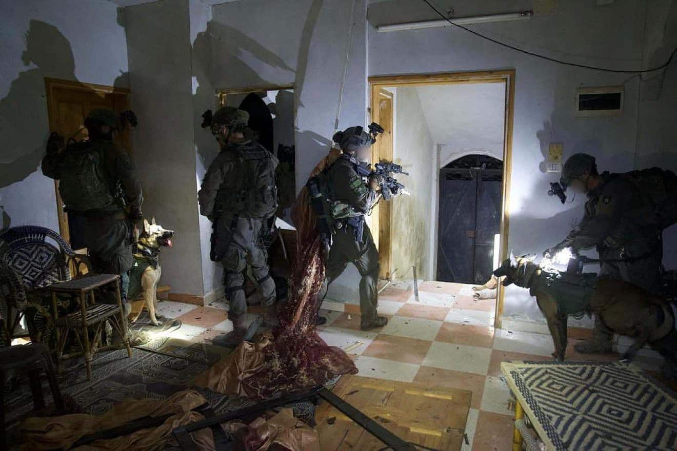 Israelische Streitkräfte auf Patrouille im Gaza-Streifen, 4. Februar 2024. Foto: IDF.