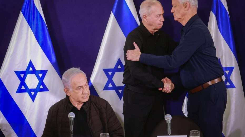Gantz und Galant mit oder gegen Bibi? Foto von Marc Israel Sellem/POOL