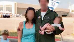 Oberstleutnant "Shin" mit seiner Familie. Foto: Büro des IDF-Sprechers.