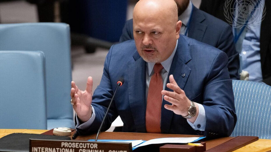 Karim Khan, Ankläger des Internationalen Strafgerichtshofs, unterrichtet den Sicherheitsrat über die Berichte des Generalsekretärs zum Sudan am 13. Mai 2023. Kredit: Eskinder Debebe/UN Foto.