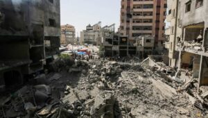 Die Nachwirkungen der israelischen Geiselrettungsaktion "Operation Arnon" in Nuseirat im zentralen Gazastreifen, 8. Juni 2024. Foto von Khaled Ali/Flash90.