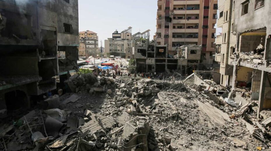 Die Nachwirkungen der israelischen Geiselrettungsaktion "Operation Arnon" in Nuseirat im zentralen Gazastreifen, 8. Juni 2024. Foto von Khaled Ali/Flash90.