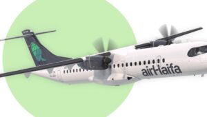 Das Logo der Fluglinie aus Haifa. Foto: https://airhaifa.com.