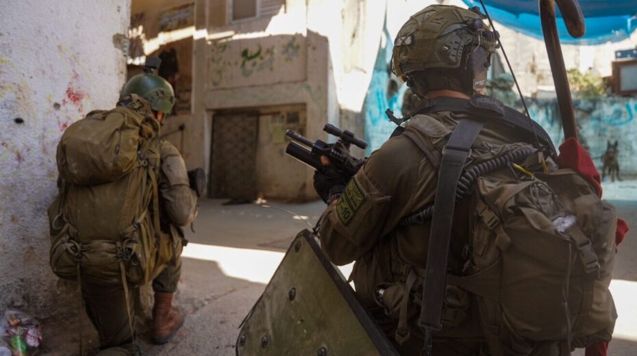 Israelische Streitkräfte während einer Anti-Terror-Operation in Dschenin und Tulkarem in Nord-Samaria am 28. August 2024. Foto: israelische Streitkräfte.