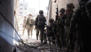 Israelische Truppen während eines Einsatzes in Gaza, Oktober 2024. Foto: IDF.