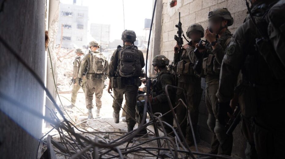 Israelische Truppen während eines Einsatzes in Gaza, Oktober 2024. Foto: IDF.
