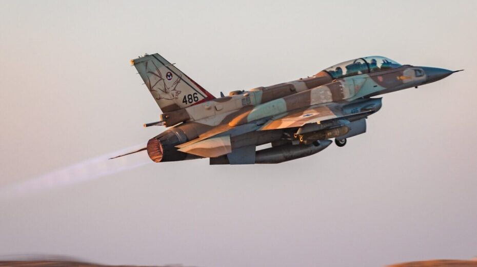 Ein Kampfflugzeug der israelischen Luftwaffe beim Start zu einem Einsatz im Iran. Foto: IAF.