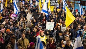 Protest gegen Netanjahu