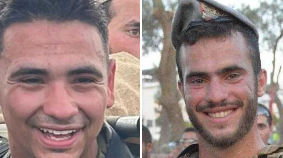 Yaly Seror (L) und Noam Ravid wurden am 3. Mai 2025 im Gazastreifen getötet. Foto: Israelische Verteidigungsstreitkräfte.