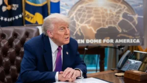 US-Präsident Donald Trump spricht über den Iran. Foto: Weißes Haus