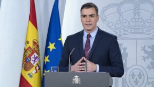 Der spanische Ministerpräsident Pedro Sánchez spricht in Madrid, am 13. März 2020. Foto: Ministerium für die Präsidentschaft der spanischen Regierung.