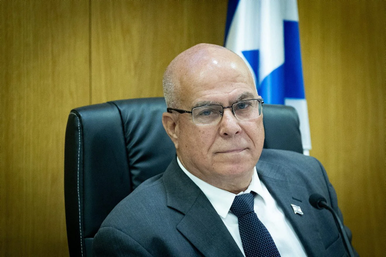 Der Knesset-Abgeordnete Zvika Fogel leitet eine Sitzung des Nationalen Sicherheitsausschusses. Foto: Yonatan Sindel/Flash90.