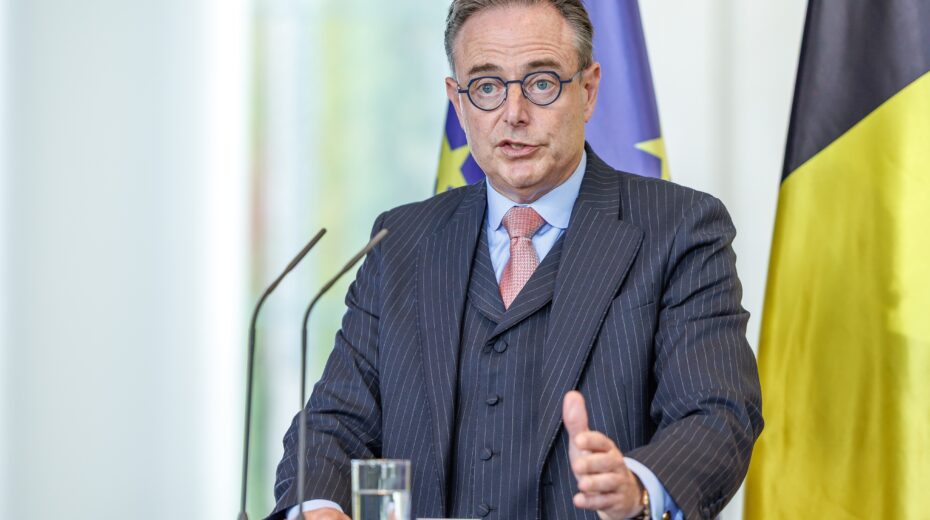 Der belgische Ministerpräsident Bart De Wever. Foto: EPA/ANDREAS GORA / POOL