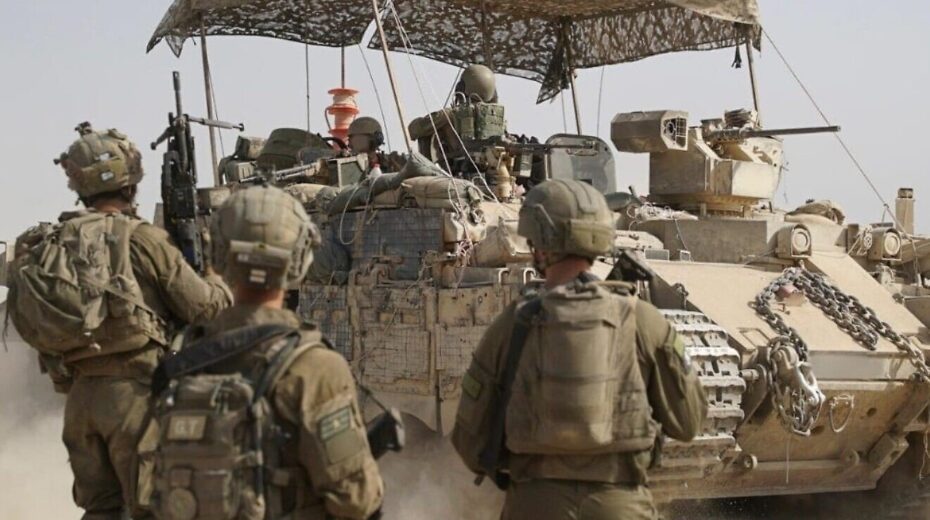 israelische Soldaten im Einsatz im Gazastreifen, 1. August 2025. Foto: israelische Streitkräfte.