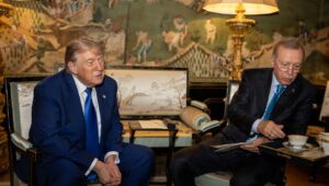 US-Präsident Donald Trump trifft sich mit dem türkischen Präsidenten Recep Tayyip Erdoğan. Bildnachweis: Daniel Torok/Weißes Haus.