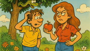 Illustration Mann und Frau: KI generiert