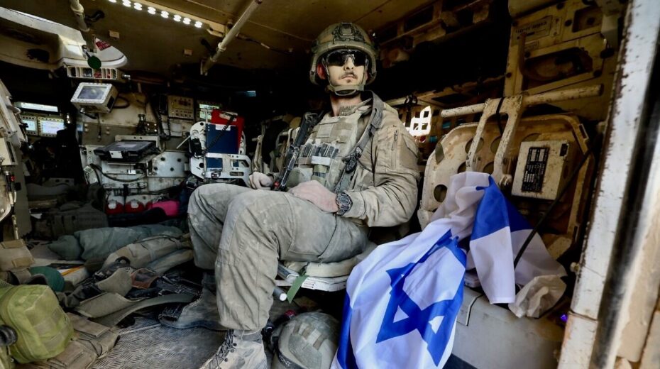 Das 13. Golani-Bataillon der israelischen Streitkräfte zieht sich zusammen mit der 7. Panzerbrigade aus Gaza zurück, 10. Oktober 2025. Foto: Oren Cohen/Flash90.