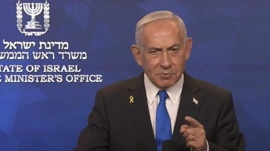 Der israelische Ministerpräsident Benjamin Netanjahu bei einer Videoansprache am 10. Oktober 2025. Bildquelle: GPO.