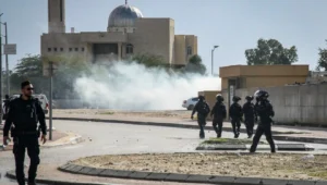 Polizei stürmt die Beduinenstadt Tarabin al-Sana im Negev, 28. Dezember 2025. Foto: Dudu Greenspan/Flash90.