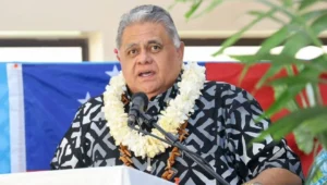 Der samoanische Premierminister Laʻauli Leuatea Schmidt spricht am 5. Januar 2026 vor christlichen Führungskräften. Foto: Internationale Christliche Botschaft.