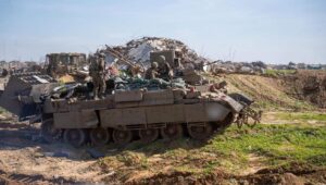 Israelische Truppen sichern die Waffenstillstandslinie der Gelben Linie in Khan Yunis im südlichen Gazastreifen, Januar 2026. Bildquelle: IDF.