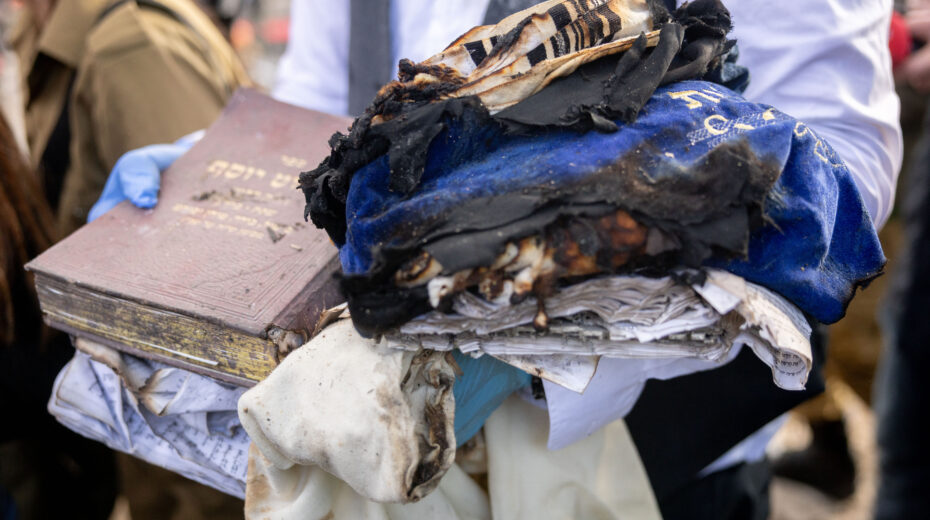Der getroffene Bunker in Bet Shemesh wurde auch als Synagoge genutzt. Foto: Yonatan Sindel/Flash90