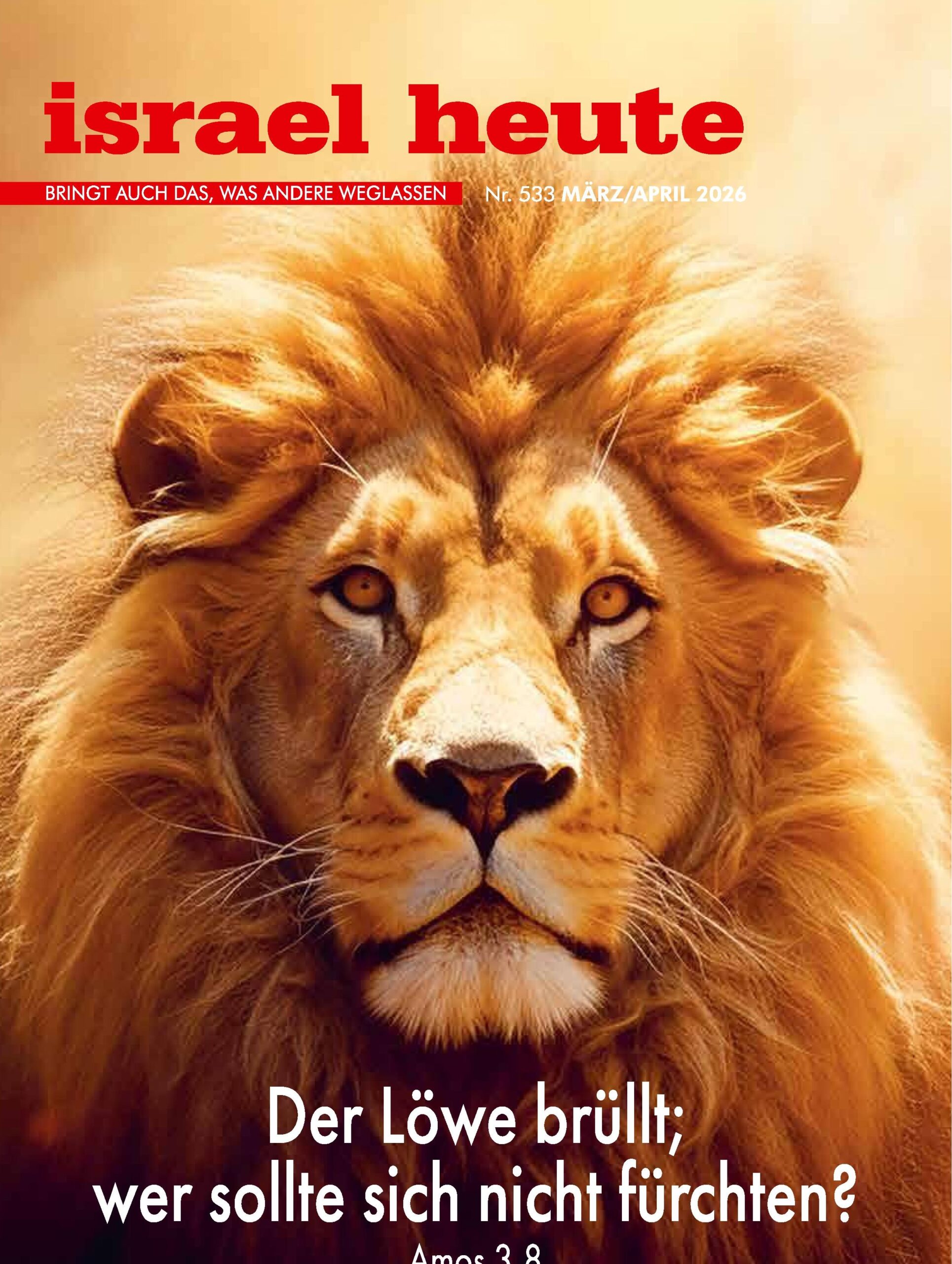 Das neue Israel Heute Magazin – März/April Ausgabe