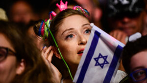Israelische Fans sind von der Eurovision begeistert. Tomer Neuberg/Flash90