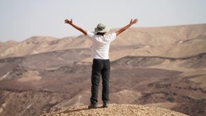 Israelis beim Wandern am Nahal Hava im Negev, Südisrael, 30. Januar 2026. Foto: Yaniv Nadav/Flash90