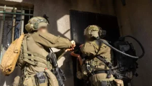 Truppen der israelischen Streitkräfte führen eine Militäraktion in Qabatiya in der Nähe von Dschenin im Norden von Samaria durch. Bildquelle: IDF.