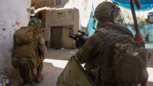 Israelische Streitkräfte während einer Anti-Terror-Operation in Dschenin im Norden von Samaria. Bildquelle: IDF.