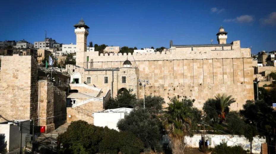 Das Grab der Patriarchen in Hebron, 4. Dezember 2019. Foto: Wisam Hashlamoun/Flash90.